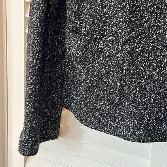 Talbots navy boucle blazer jacket 12 - Picture 3 of 9